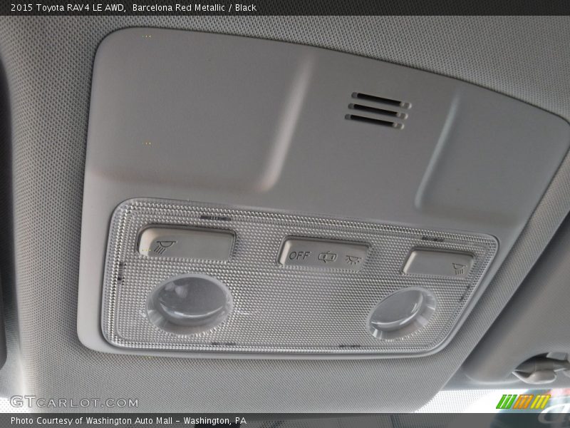 Barcelona Red Metallic / Black 2015 Toyota RAV4 LE AWD