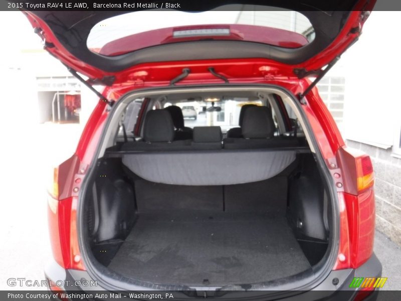 Barcelona Red Metallic / Black 2015 Toyota RAV4 LE AWD
