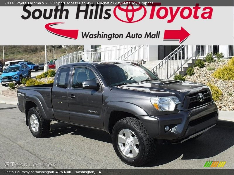 Magnetic Gray Metallic / Graphite 2014 Toyota Tacoma V6 TRD Sport Access Cab 4x4