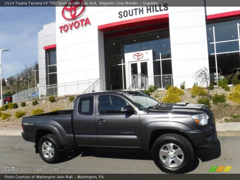 Magnetic Gray Metallic / Graphite 2014 Toyota Tacoma V6 TRD Sport Access Cab 4x4