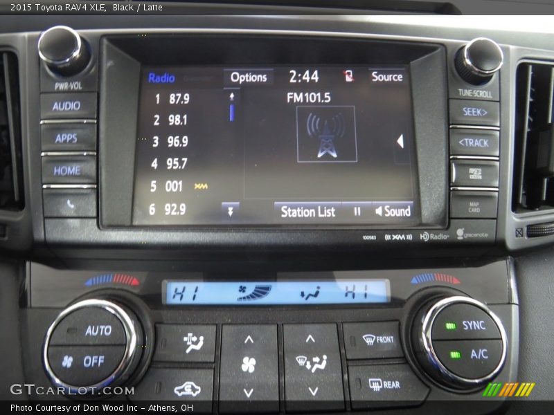 Black / Latte 2015 Toyota RAV4 XLE