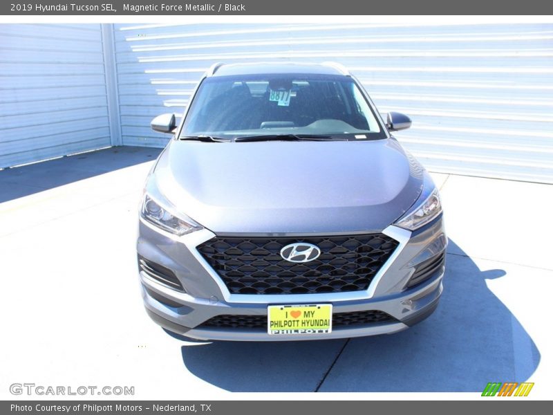 Magnetic Force Metallic / Black 2019 Hyundai Tucson SEL