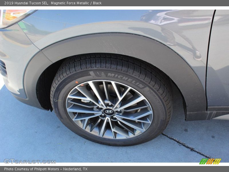Magnetic Force Metallic / Black 2019 Hyundai Tucson SEL