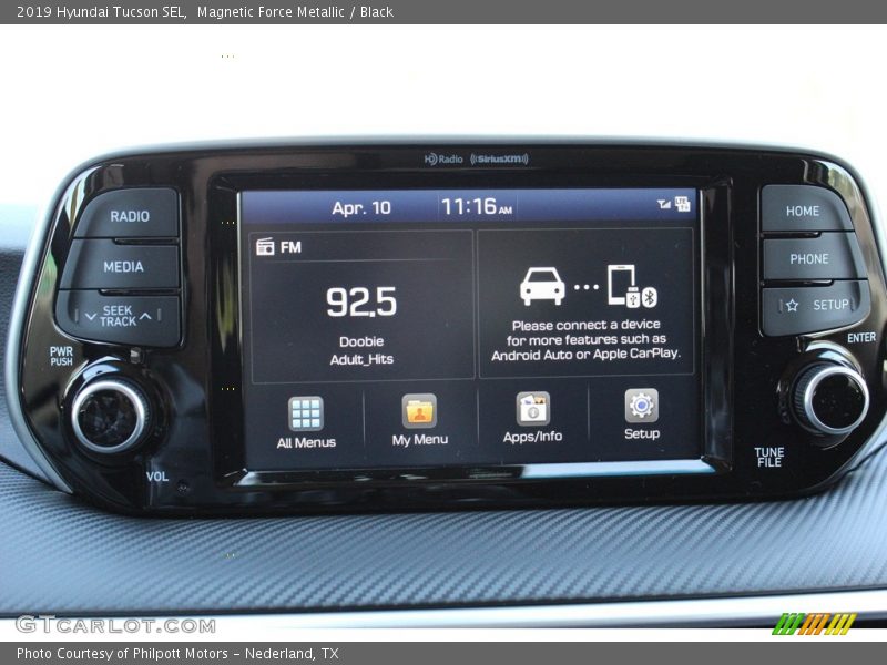 Magnetic Force Metallic / Black 2019 Hyundai Tucson SEL