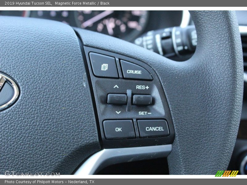 Magnetic Force Metallic / Black 2019 Hyundai Tucson SEL