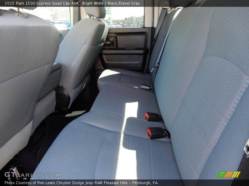 Bright White / Black/Diesel Gray 2015 Ram 1500 Express Quad Cab 4x4