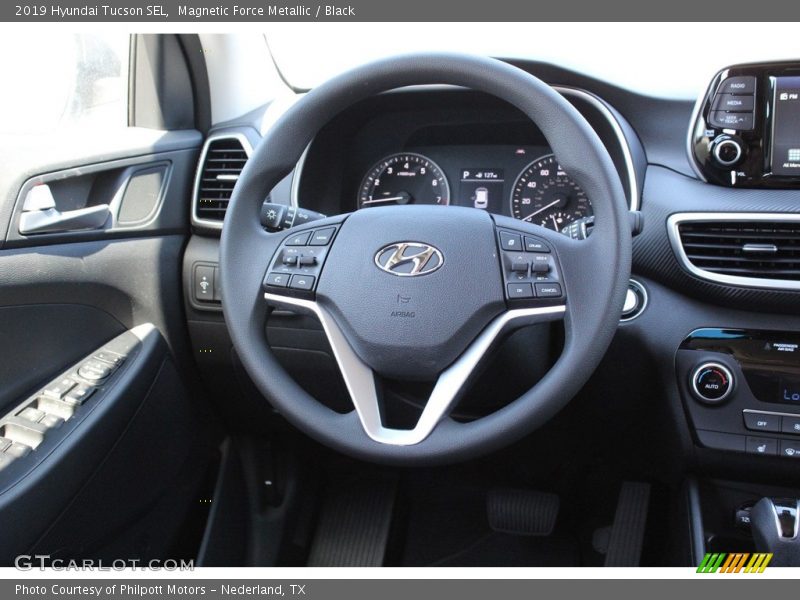 Magnetic Force Metallic / Black 2019 Hyundai Tucson SEL