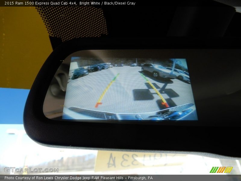 Bright White / Black/Diesel Gray 2015 Ram 1500 Express Quad Cab 4x4