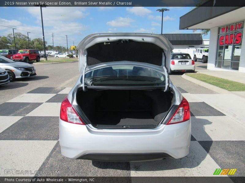 Brilliant Silver Metallic / Charcoal 2019 Nissan Versa SV Special Edition