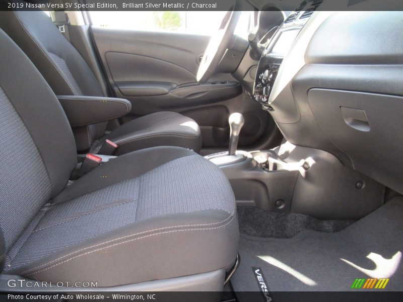 Brilliant Silver Metallic / Charcoal 2019 Nissan Versa SV Special Edition