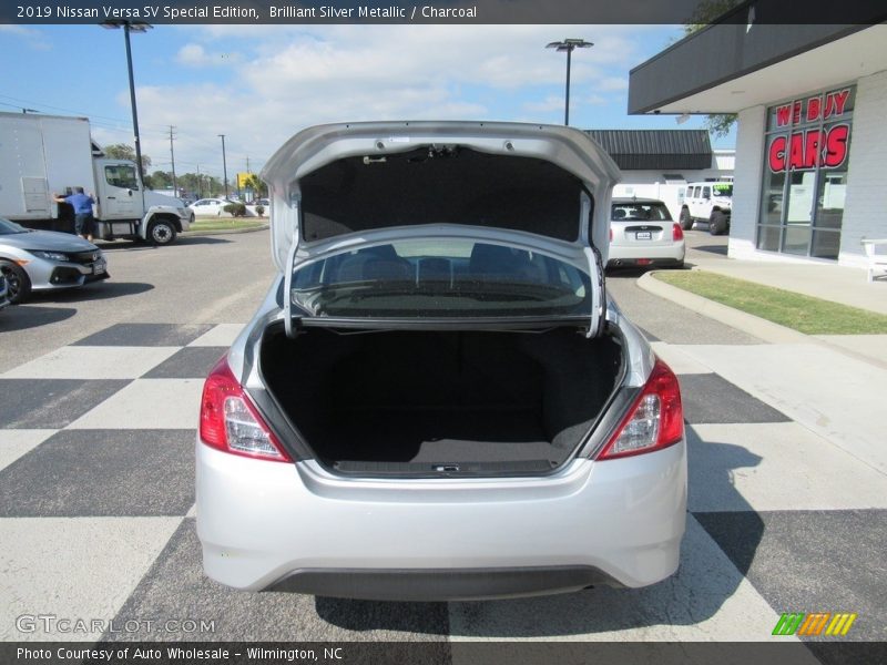 Brilliant Silver Metallic / Charcoal 2019 Nissan Versa SV Special Edition
