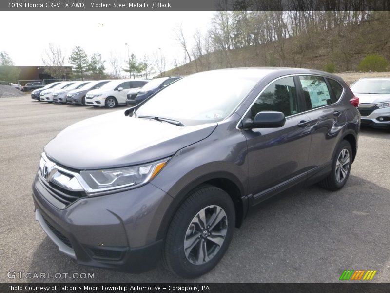 Modern Steel Metallic / Black 2019 Honda CR-V LX AWD