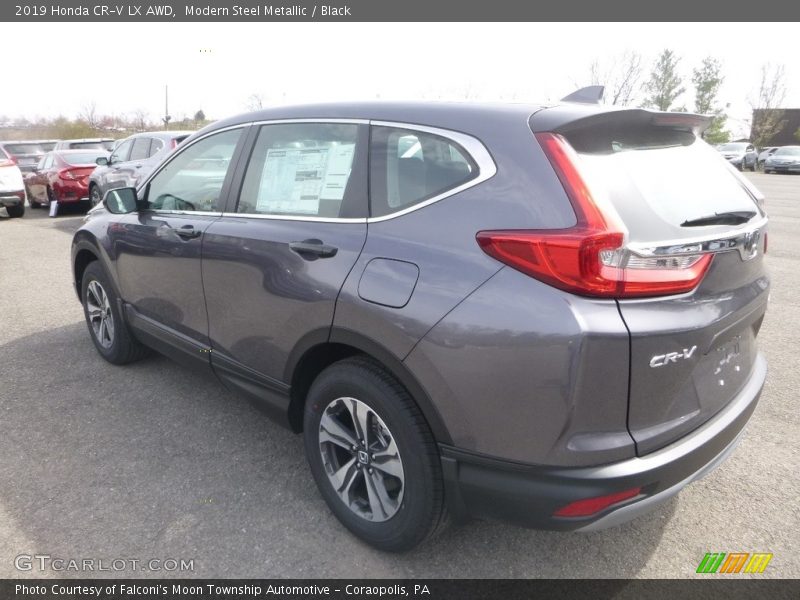 Modern Steel Metallic / Black 2019 Honda CR-V LX AWD