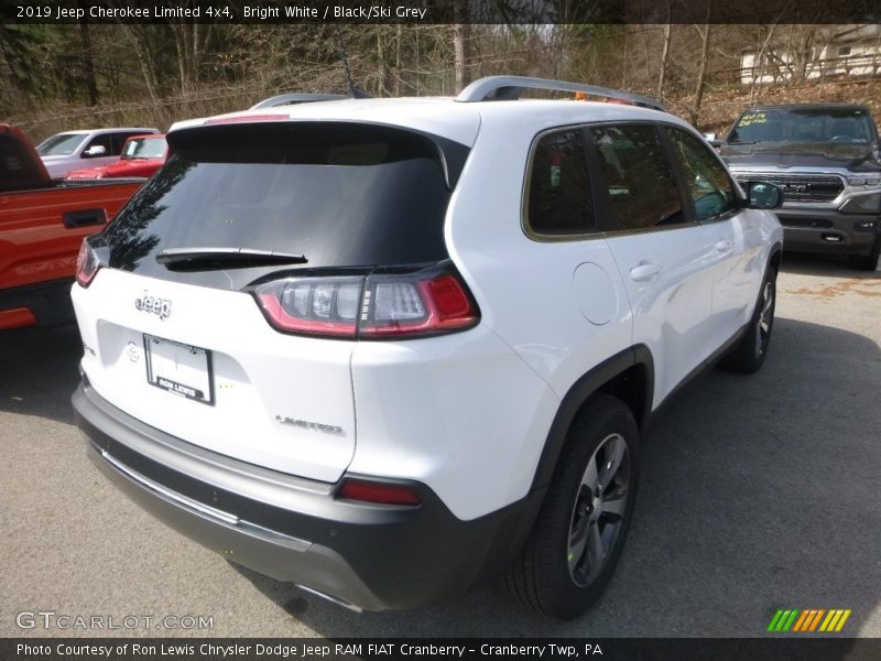 Bright White / Black/Ski Grey 2019 Jeep Cherokee Limited 4x4