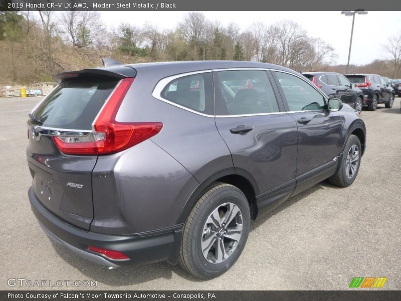 Modern Steel Metallic / Black 2019 Honda CR-V LX AWD