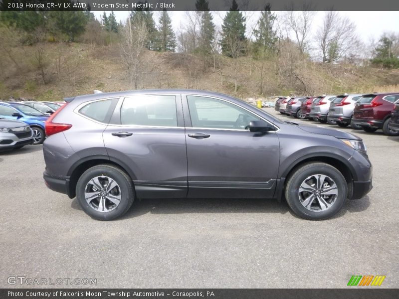 Modern Steel Metallic / Black 2019 Honda CR-V LX AWD
