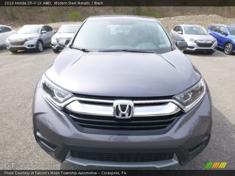 Modern Steel Metallic / Black 2019 Honda CR-V LX AWD