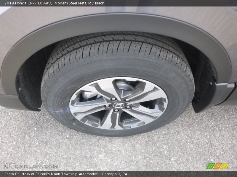 Modern Steel Metallic / Black 2019 Honda CR-V LX AWD