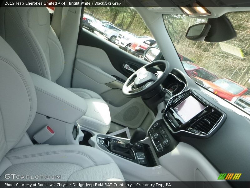 Bright White / Black/Ski Grey 2019 Jeep Cherokee Limited 4x4