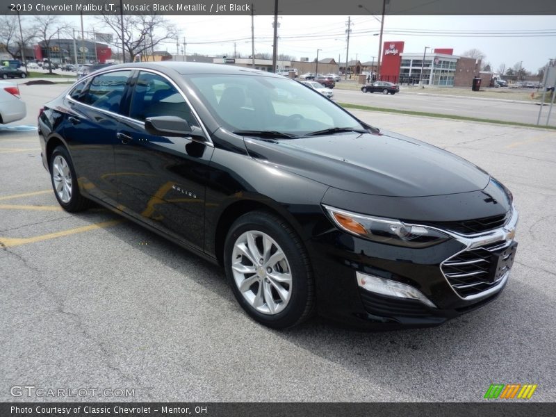 Mosaic Black Metallic / Jet Black 2019 Chevrolet Malibu LT