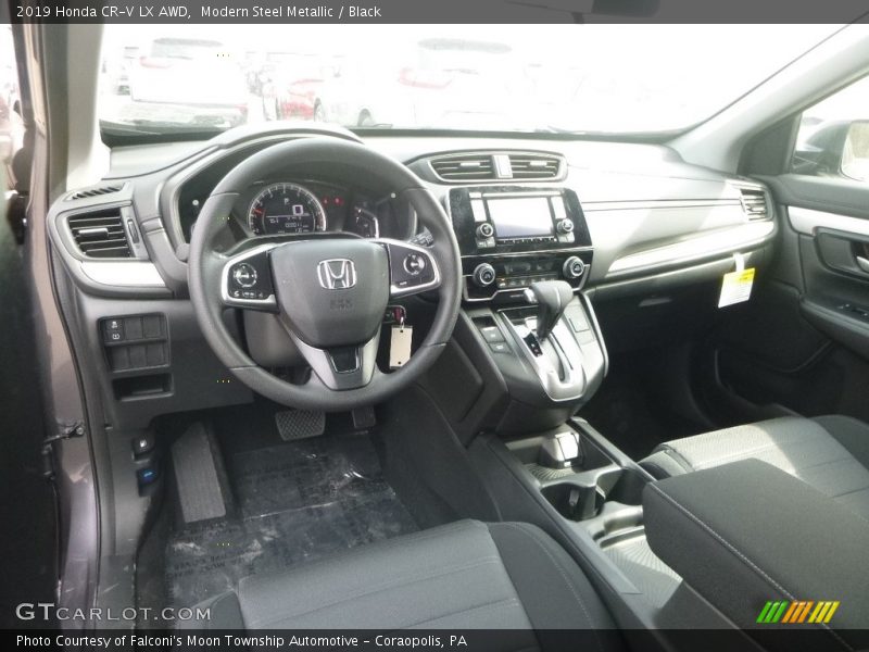 Modern Steel Metallic / Black 2019 Honda CR-V LX AWD