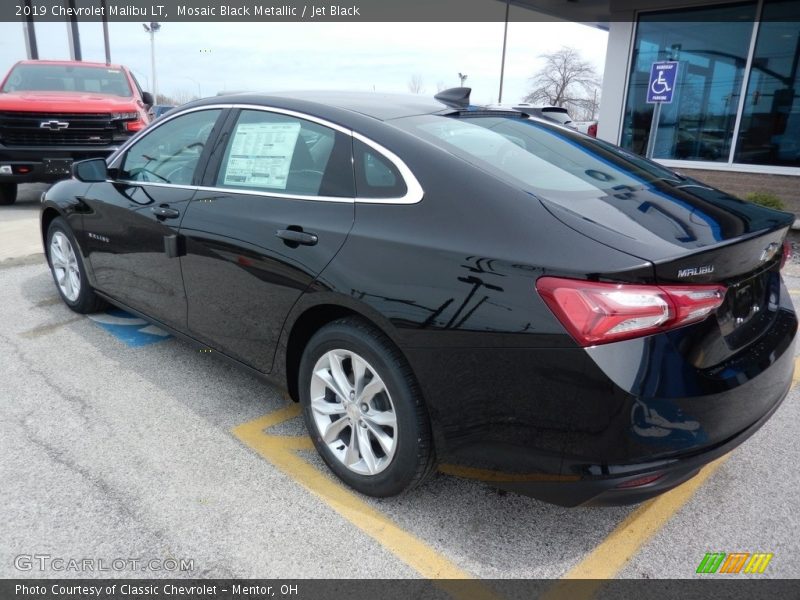 Mosaic Black Metallic / Jet Black 2019 Chevrolet Malibu LT