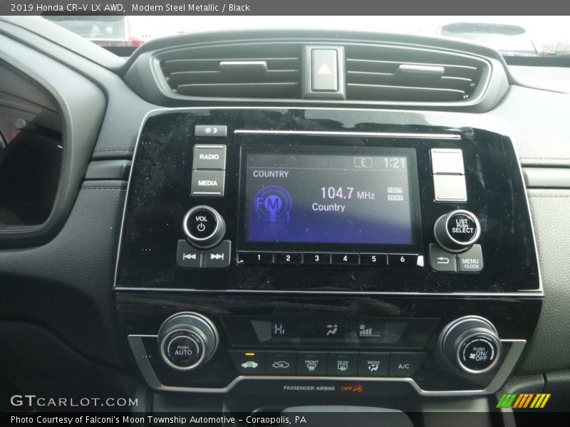 Modern Steel Metallic / Black 2019 Honda CR-V LX AWD
