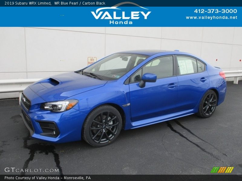 WR Blue Pearl / Carbon Black 2019 Subaru WRX Limited