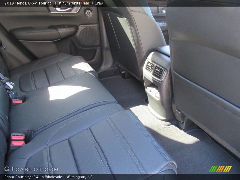 Platinum White Pearl / Gray 2019 Honda CR-V Touring