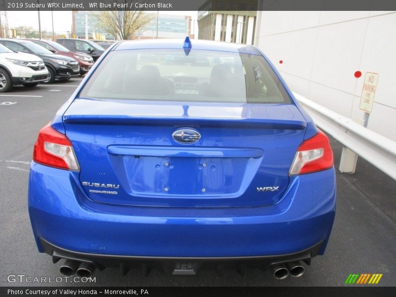 WR Blue Pearl / Carbon Black 2019 Subaru WRX Limited