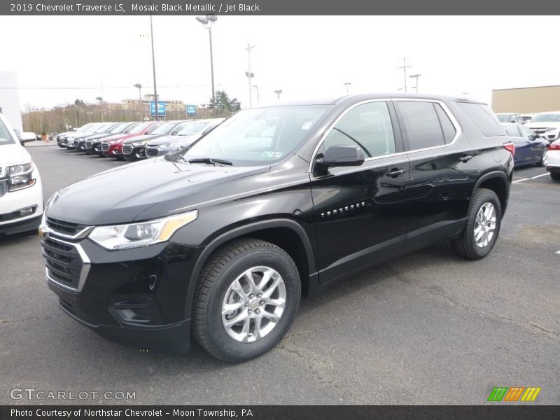 Mosaic Black Metallic / Jet Black 2019 Chevrolet Traverse LS