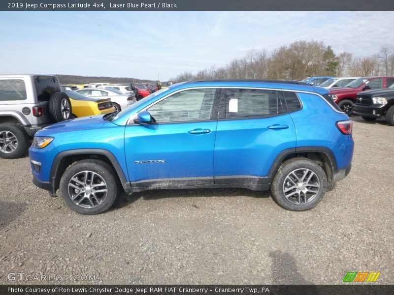 Laser Blue Pearl / Black 2019 Jeep Compass Latitude 4x4