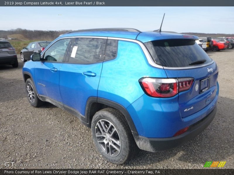 Laser Blue Pearl / Black 2019 Jeep Compass Latitude 4x4