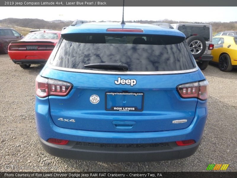 Laser Blue Pearl / Black 2019 Jeep Compass Latitude 4x4