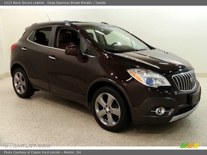 Deep Espresso Brown Metallic / Saddle 2013 Buick Encore Leather