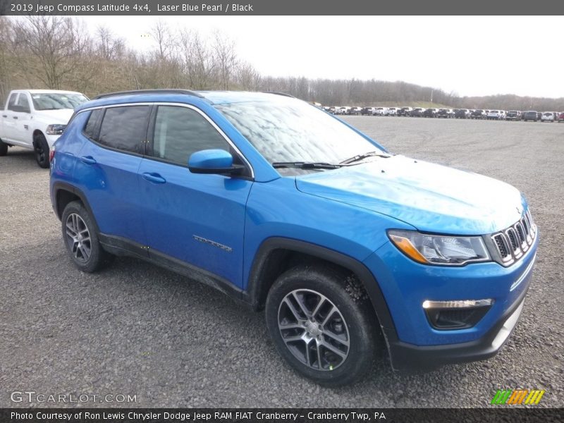 Laser Blue Pearl / Black 2019 Jeep Compass Latitude 4x4