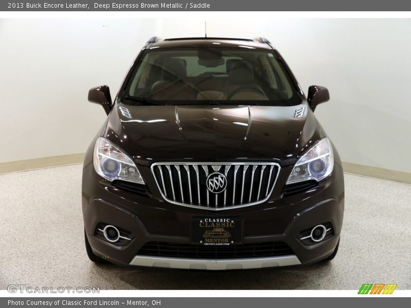 Deep Espresso Brown Metallic / Saddle 2013 Buick Encore Leather