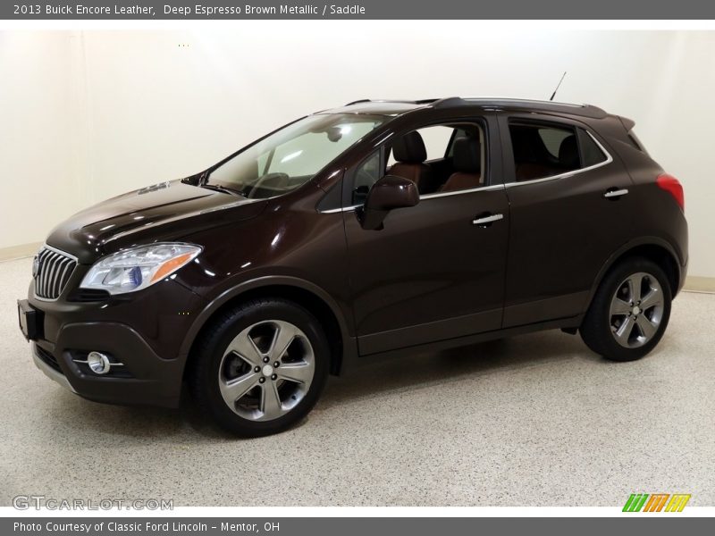 Deep Espresso Brown Metallic / Saddle 2013 Buick Encore Leather