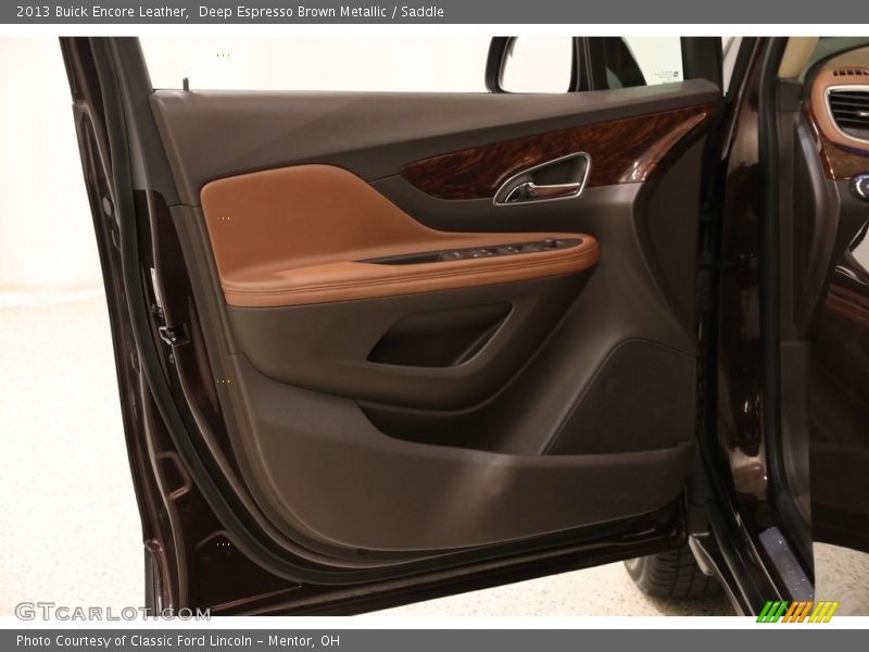 Deep Espresso Brown Metallic / Saddle 2013 Buick Encore Leather