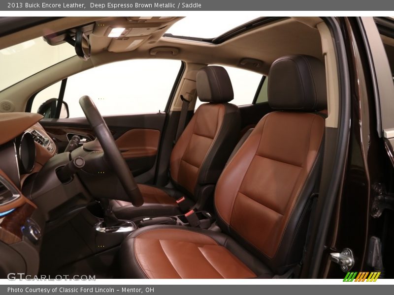 Deep Espresso Brown Metallic / Saddle 2013 Buick Encore Leather