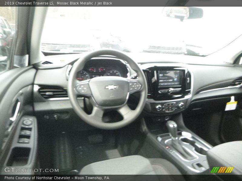 Mosaic Black Metallic / Jet Black 2019 Chevrolet Traverse LS