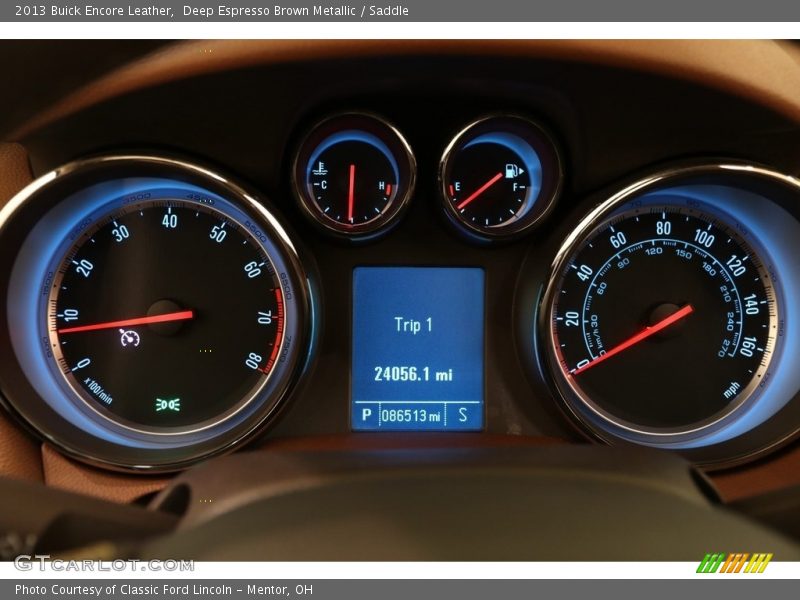 Deep Espresso Brown Metallic / Saddle 2013 Buick Encore Leather