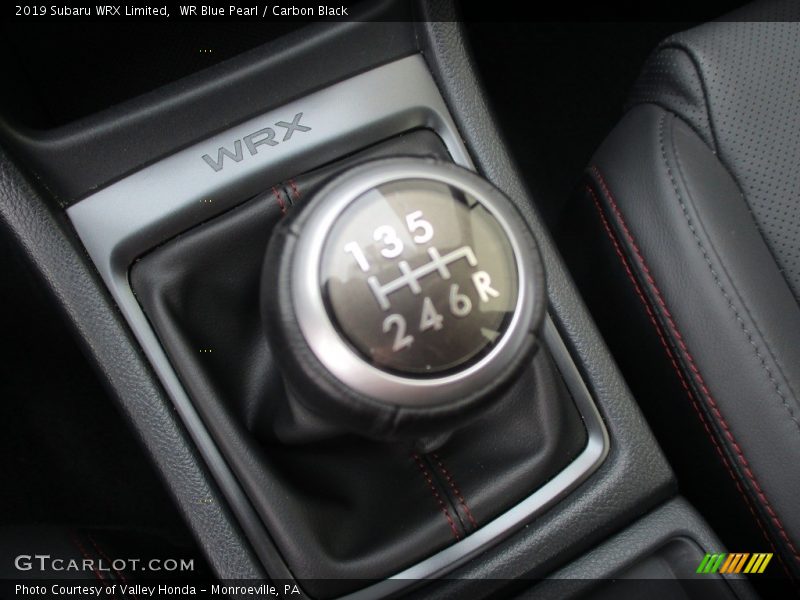  2019 WRX Limited 6 Speed Manual Shifter