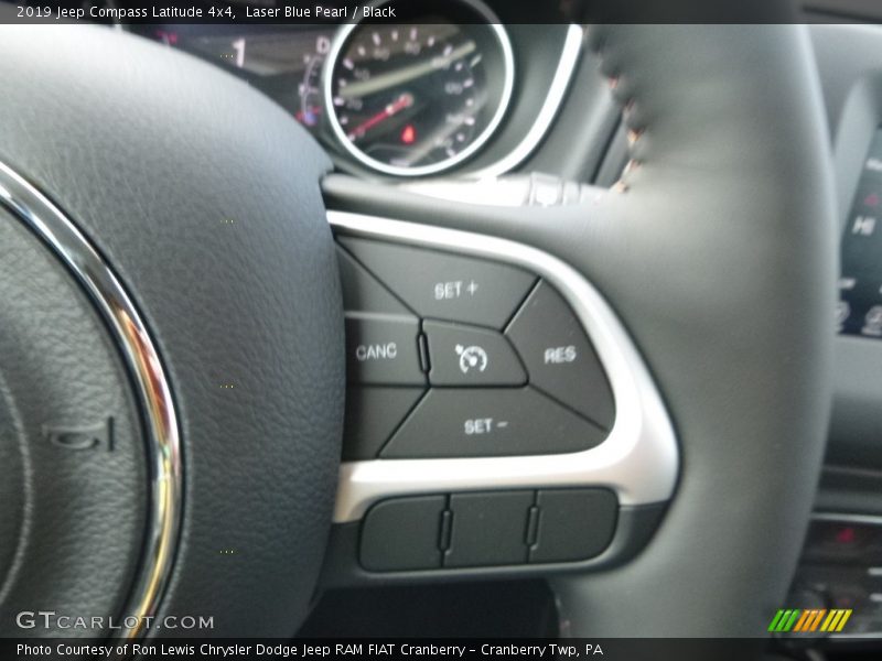 Laser Blue Pearl / Black 2019 Jeep Compass Latitude 4x4