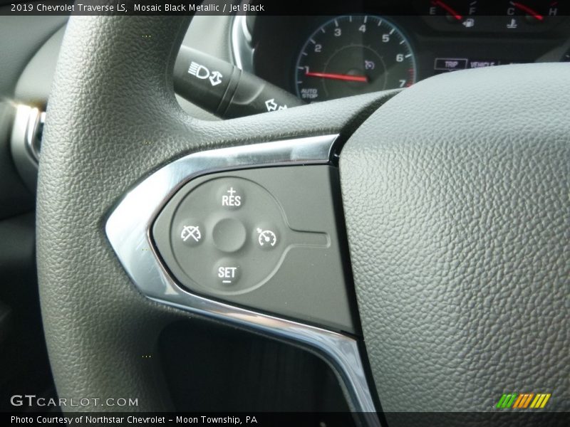 Mosaic Black Metallic / Jet Black 2019 Chevrolet Traverse LS