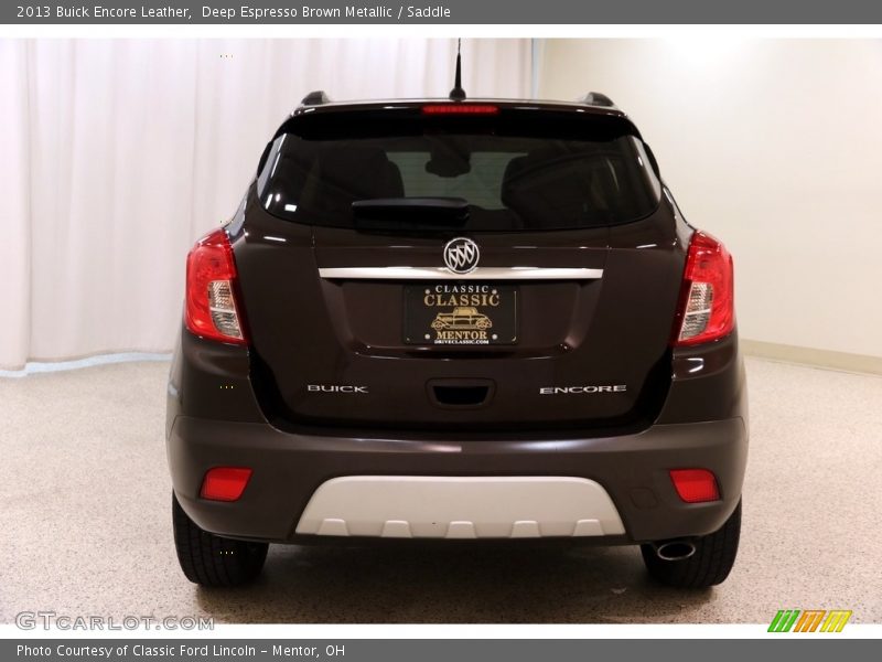 Deep Espresso Brown Metallic / Saddle 2013 Buick Encore Leather