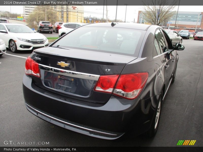 Blue Ray Metallic / Medium Titanium 2014 Chevrolet Cruze LT