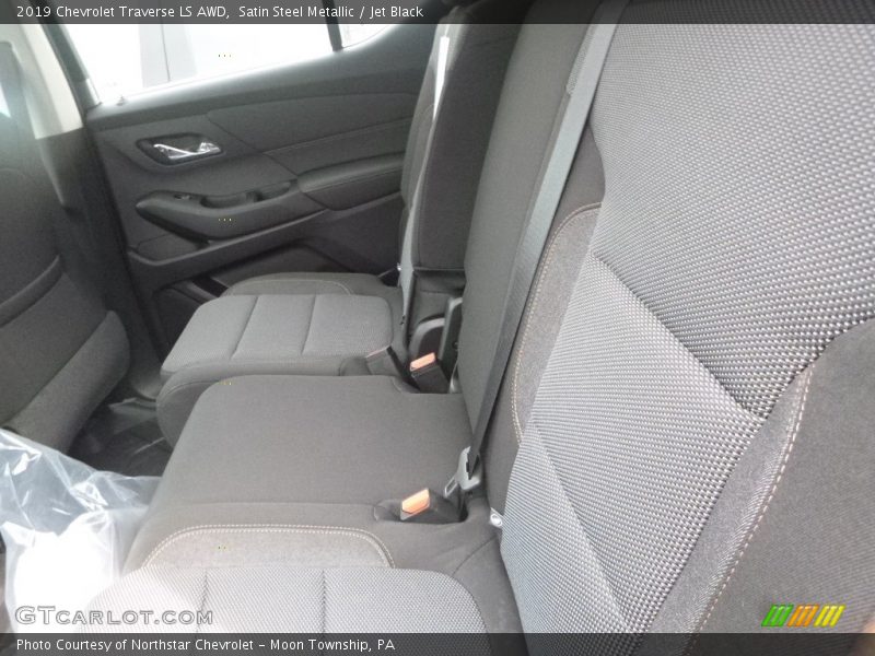Satin Steel Metallic / Jet Black 2019 Chevrolet Traverse LS AWD
