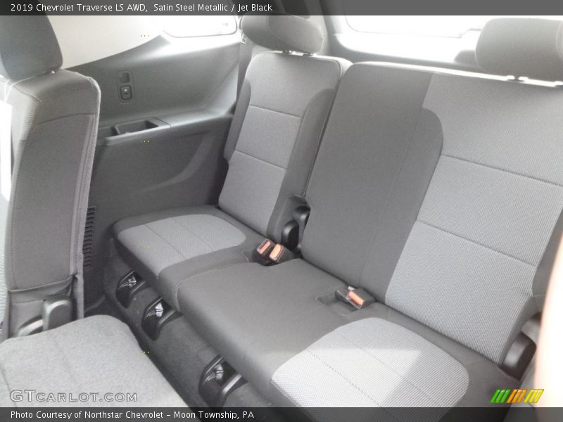 Satin Steel Metallic / Jet Black 2019 Chevrolet Traverse LS AWD