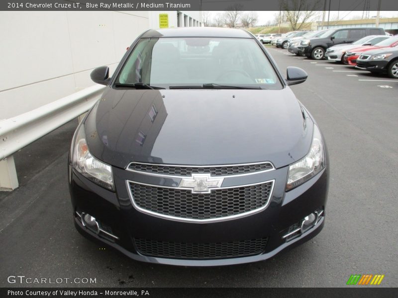 Blue Ray Metallic / Medium Titanium 2014 Chevrolet Cruze LT